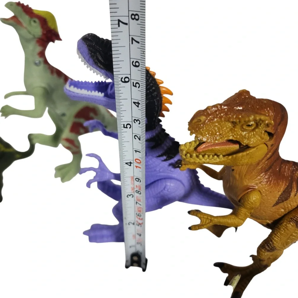 Set of 6 Plastic Dinosaur Figures Kids Toy‎ Collection Lot TRex Fugurines